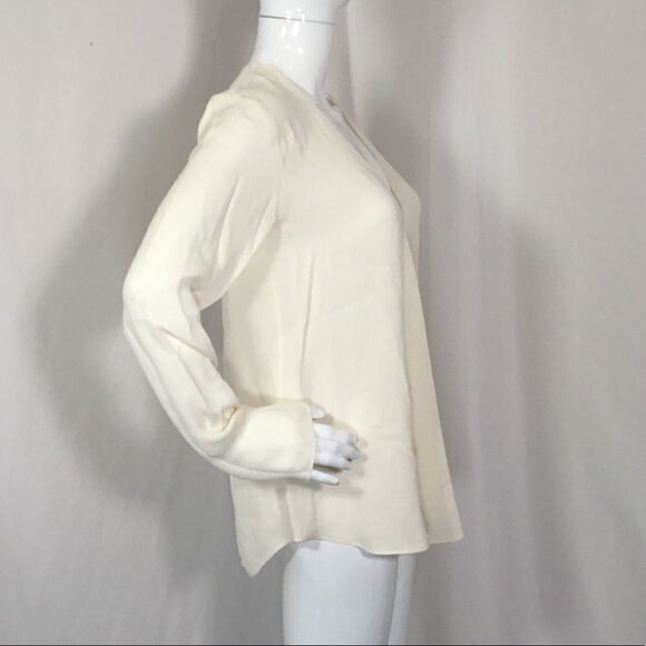 Theory Meniph Classic Georgette Top (H6) - Picture 4 of 6